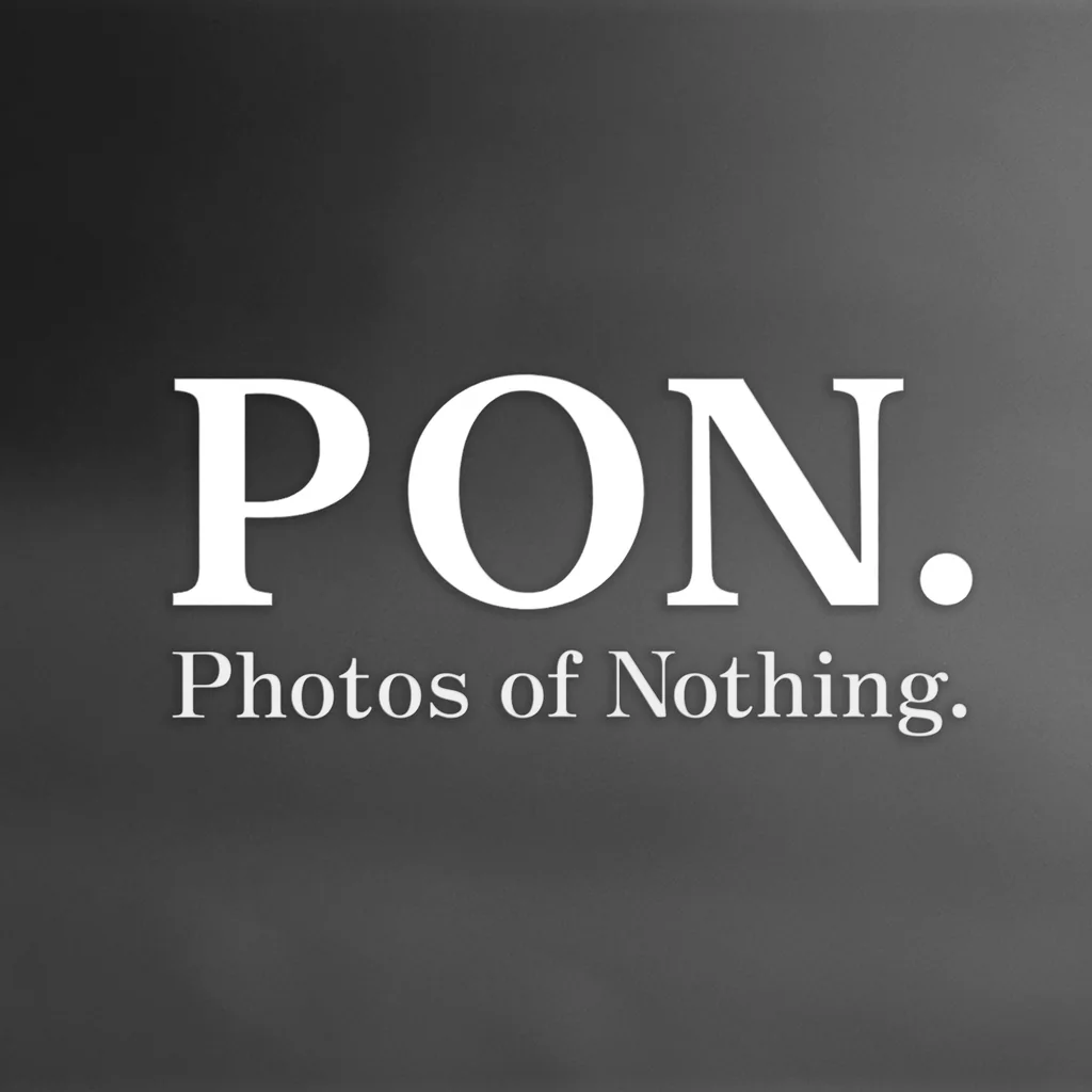 PON. Photos of Nothing. app icon